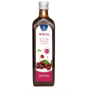Wiśnia z witaminą C sok 490ml OLEOFARM
