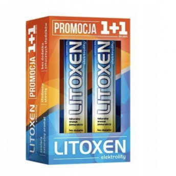 Litoxen Elektrolity - tabletki musujące 2x 20 tabletek