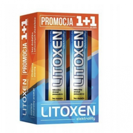 Litoxen Elektrolity - tabletki musujące 2x 20 tabletek