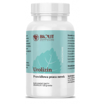 Urolizin (dla prawidłowej pracy nerek) 120g Biolit