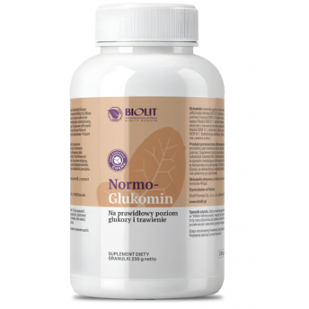 Normo-glukomin (prawidłowy poziom glukozy i trawienie) 230g Biolit
