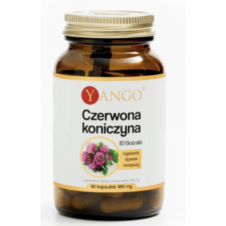Czerwona koniczyna ekstrakt 10:1 90 kapsułek Yango