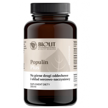 Populin plus (górne drogi oddechowe i układ sercowo-naczyniowy) 200ml Biolit