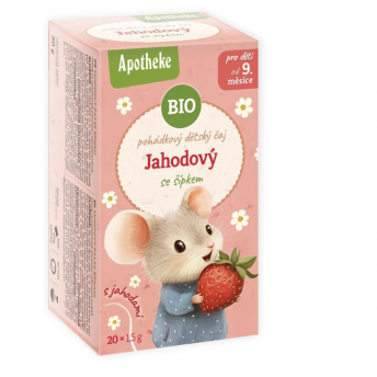 Herbatka dla dzieci dzika róża z truskawką 20 × 1,5g (od 9. miesiąca) Apotheke