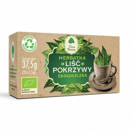 Liść pokrzywy 25x1,5g Dary Natury