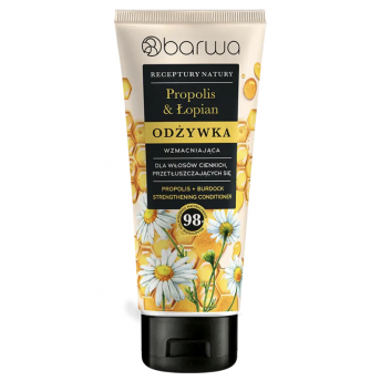 Odżywka do włosów wzmacniająca Propolis + Łopian 200ml Barwa