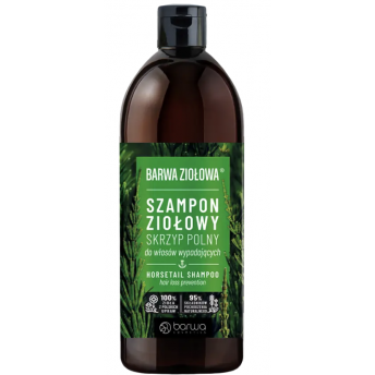 Szampon ziołowy skrzyp polny 480ml BARWA