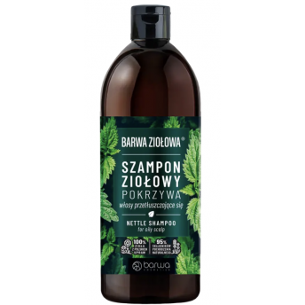 Szampon ziołowy pokrzywa 480ml BARWA
