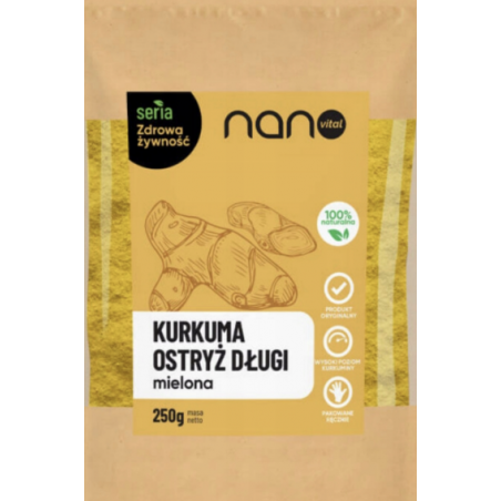 Kurkuma mielona 250g Nanovital