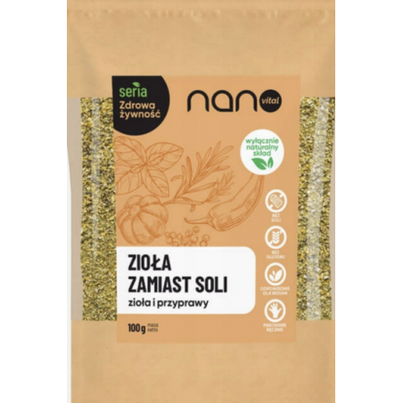 Zioła zamiast soli 100g Nanovital
