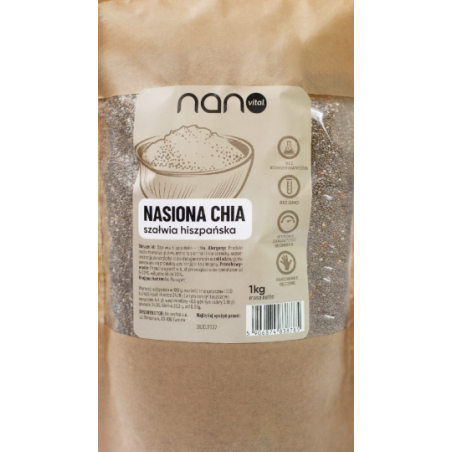 Nasiona Chia 1000g Nanovital