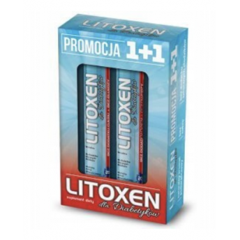 Litoxen Elektrolity dla diabetytków- tabletki musujące 2x 20 tabletek Xenico