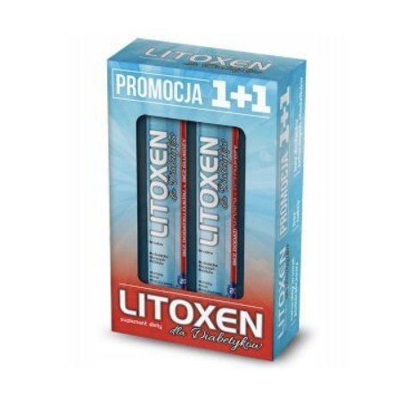 Litoxen Elektrolity dla diabetytków- tabletki musujące 2x 20 tabletek Xenico