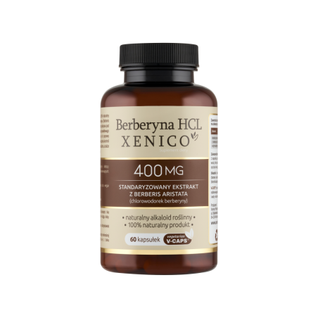Berberyna HCL 400mg 60 sztuk Xenico