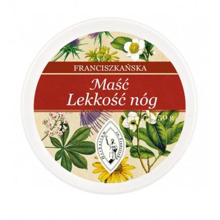 Franciszka maść Lekkość nóg 50g Produkty Franciszkańskie