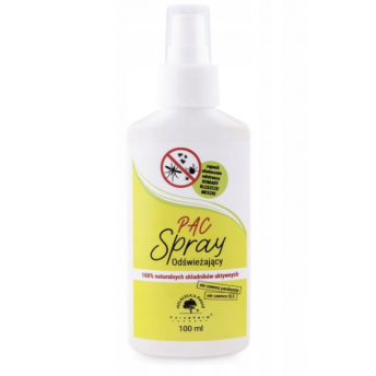 PAC Spray Odświeżający o zapachu odstraszającym owady 100ml Melaleuca