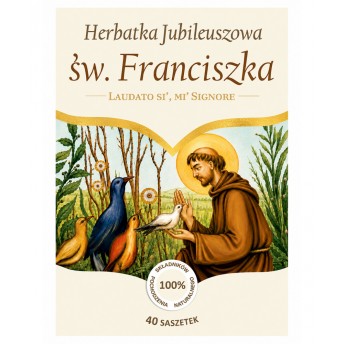 Herbatka  Jubileuszowa ŚW. FRANCISZKA FIX 40x3g Produkty Franciszkańskie