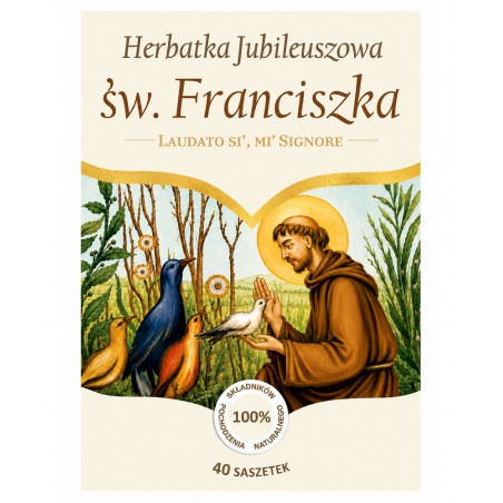 Herbatka  Jubileuszowa ŚW. FRANCISZKA FIX 40x3g Produkty Franciszkańskie