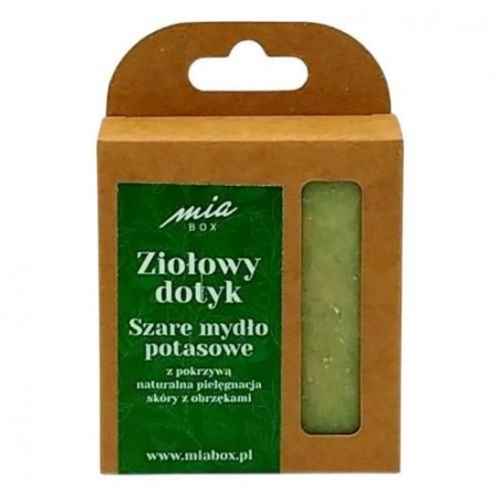 Szare mydło potasowe z pokrzywą 125g Miabox