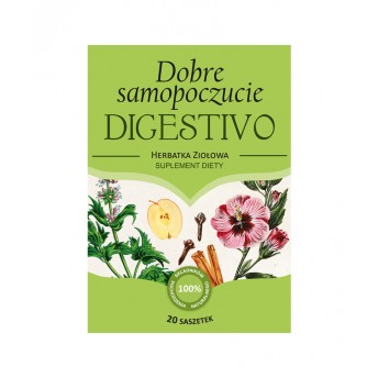 Herbatka Dobre Samopoczucie DIGESTIVO 20torebek Herbarium św. Franciszka