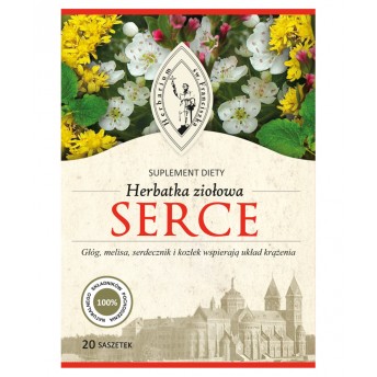 Herbatka ziołowa SERCE 20torebek Herbarium św. Franciszka