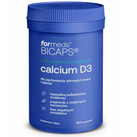 BICAPS Calcium D3 60 sztuk ForMeds