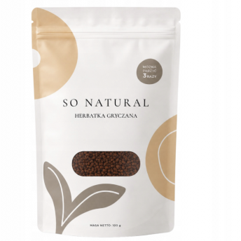 Herbata gryczana So Natural 100g – napar z prażonych nasion gryki tatarskiej