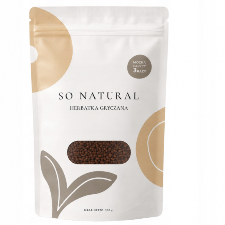 Herbata gryczana So Natural 100g – napar z prażonych nasion gryki tatarskiej