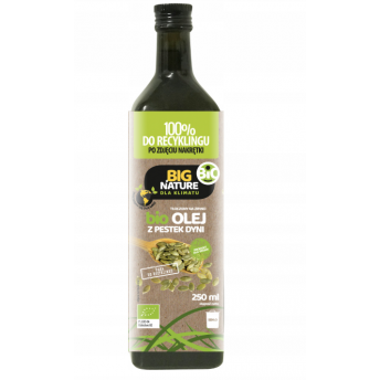 Olej z pestek dyni BIO tłoczony na zimno Big Nature 250ml