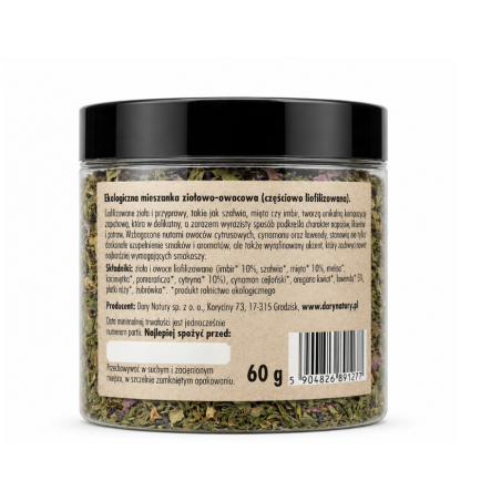 Kropka nad i do aromatyzowania napojów bio 60g Dary Natury - 1