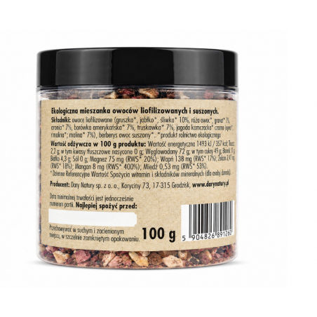Kropka nad i do deserów i koktajli bio 60g Dary Natury - 1