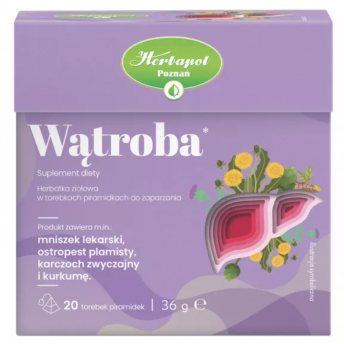 Herbata Wątroba 20 torebek Herbapol Poznań