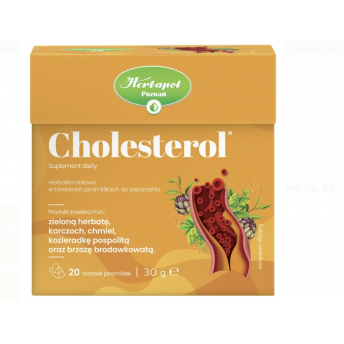 Herbata Cholesterol 20 torebek Herbapol Poznań