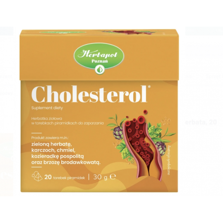 Herbata Cholesterol 20 torebek Herbapol Poznań