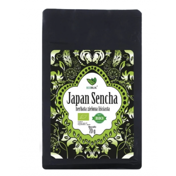 BIO Herbata JAPAN SENCHA zielona liściasta 70 g Ecoblik