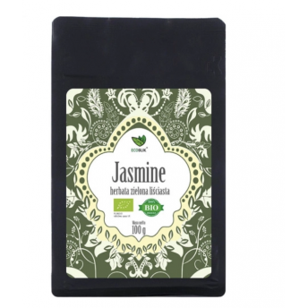 BIO Herbata JASMINE zielona liściasta 100 g Ecoblik
