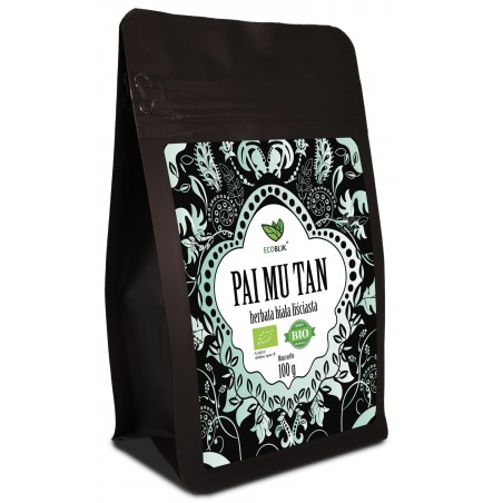 BIO Herbata Biała Pai Mu Tan100g Ecoblik