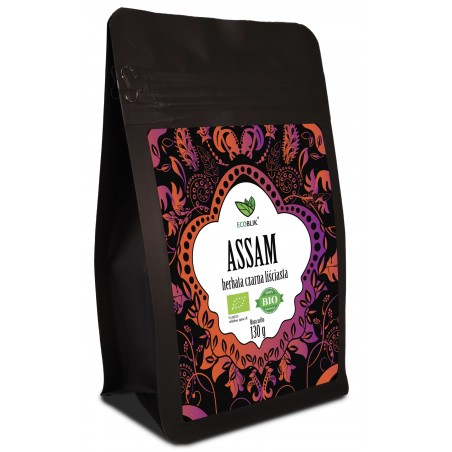 BIO Herbata czarna liściasta Assam 130g Ecoblik