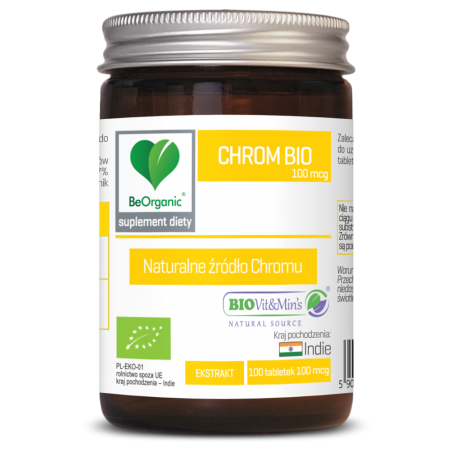 CHROM bio 100mcg BeOrganic 100 tabletek