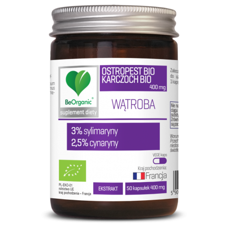 OSTROPEST I KARCZOCH bio BeOrganic 50 tabletek