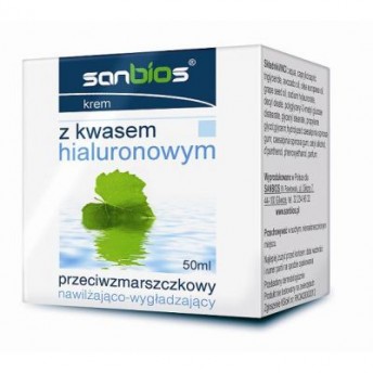 Krem z kwasem hialuronowym 50ml Sanbios