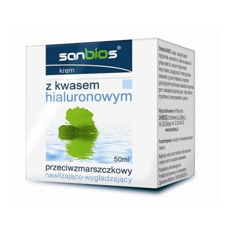 Krem z kwasem hialuronowym 50ml Sanbios