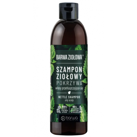 Szampon pokrzywowy do włosów przetłuszczających się 250ml Barwa