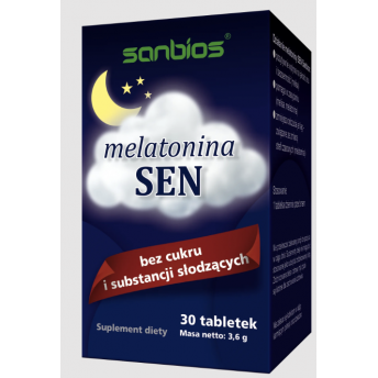 Melatonina SEN 30 sztuk SANBIOS