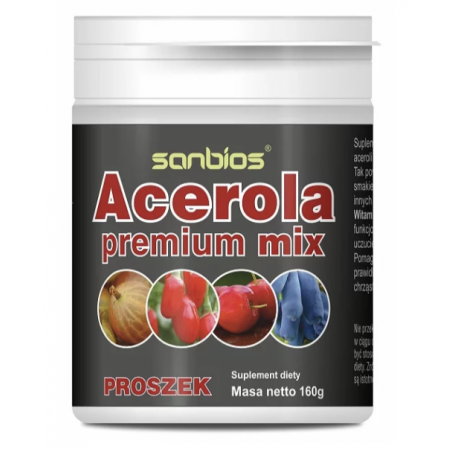 Acerola Premium Mix proszek 160 g SANBIOS