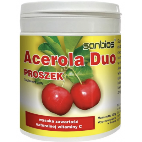 Acerola Duo proszek 200g SANBIOS