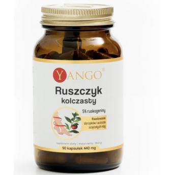 Ruszczyk kolczasty 5% ruskogenin 90 kapsułek YANGO
