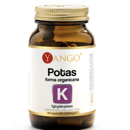 Potas (forma organiczna) 90 kapsułek YANGO