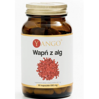 Wapń z alg czerwonych 90 kapsułek YANGO