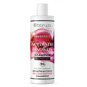 Szampon regenerujący z keratyną Pro Effect 380ml Barwa